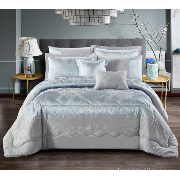 Family Chemical Fiber Quilt Luxury bed set